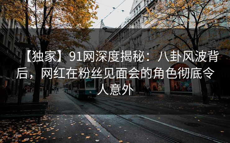 【独家】91网深度揭秘：八卦风波背后，网红在粉丝见面会的角色彻底令人意外